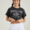 Clothing Revival | Portland Cropped Graphic Tee