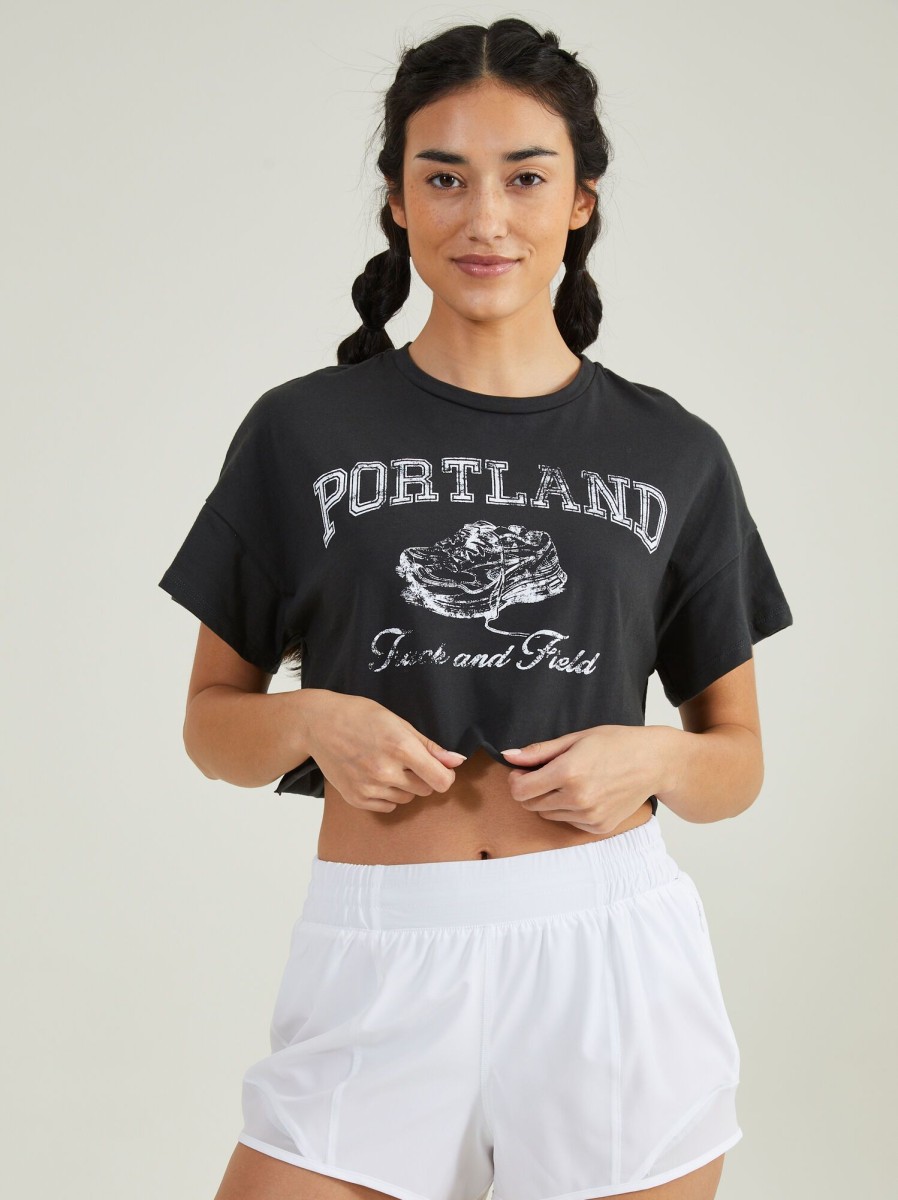 Clothing Revival | Portland Cropped Graphic Tee