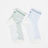 Accessories Revival | Ribbed Ankle Socks 2 Pack