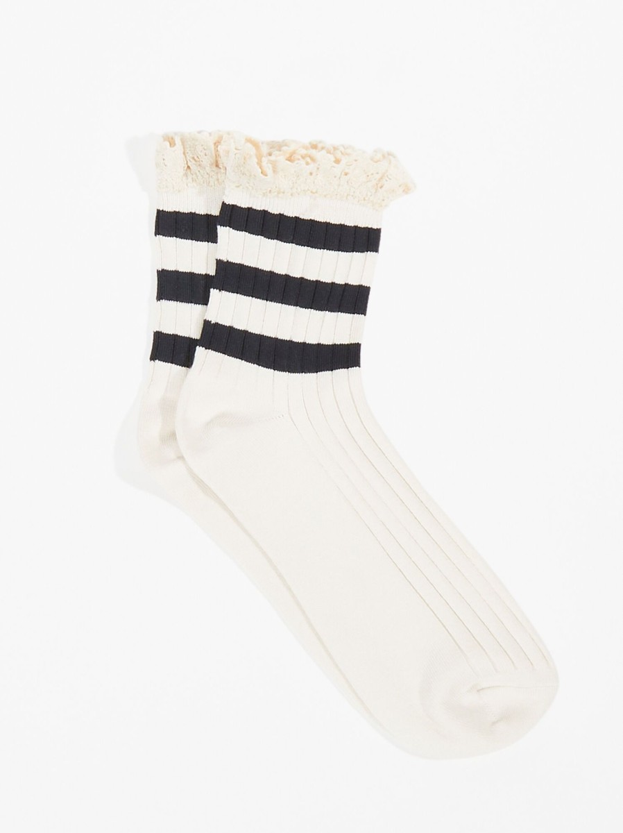 Accessories Revival | Varsity Lace Ankle Socks