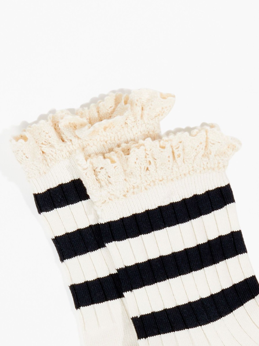 Accessories Revival | Varsity Lace Ankle Socks